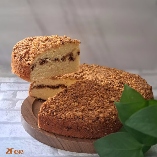 با کیک کرامبل گردو قهوه ذائقه تونو به چالش بکشید.